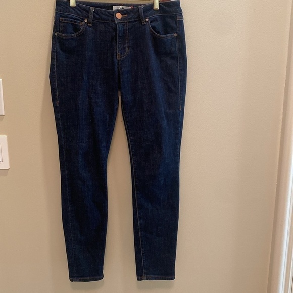 Cabi Denim The Skinny Jeans Dark Blue Wash Size 6 - Picture 4 of 8